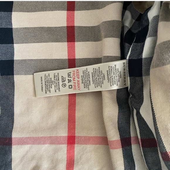 Authentic Burberry Check Cotton Quilted Jacket Size 4T - Picture 4 of 8